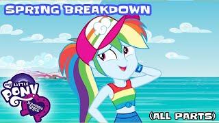 Equestria Girls | Better Together: Spring Breakdown | ALL PARTS | My Little Pony MLPEG Kids Cartoon