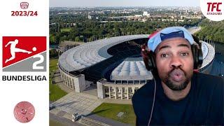 American Reacts To 2. Bundesliga Stadiums 2023/24