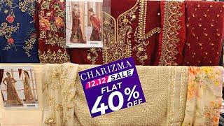 Charizma Unstitched Sale Flat 40% OffCharizma Winter Collection Sale 2024