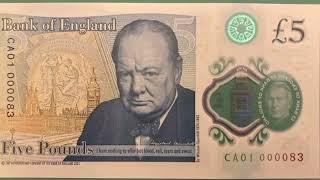 £1000! CA01 £5 NOTE SUPER RARE