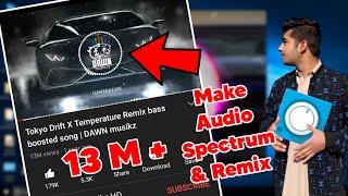 How to make remix bass boosted  songs videos with audio spectrum  | Avee Player