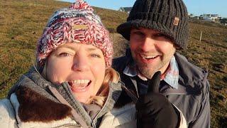 "Bottom-in-river shenanigans!" Winter walk in Cornwall, Porthtowan and Chapel Porth