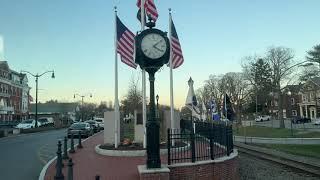 Pawling New York driving through Hudson Valley region Dutchess County NY State USA November 19 2022