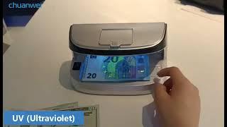 6W Uv MG Light Counterfeit Money Detector Fake Note Detector Machine