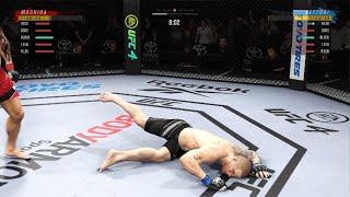 UFC 4 KOed Him So Hard His Keg Stood Up (mycareer mode) #ufc #ufc4 #ps5
