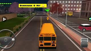 School Bus Driving Gameplay Level 12 #schoolbus  #schoolbusgame #Schoolbusdriving #mobilephonegame