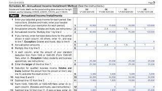 IRS Form 2210 Schedule AI walkthrough - How Schedule AI can reduce/eliminate underpayment penalties