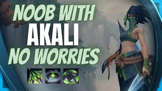 How to Play Akali as a Noob - Simple Akali Gameplay Commentary - Learn to Play Akali - LOL s11
