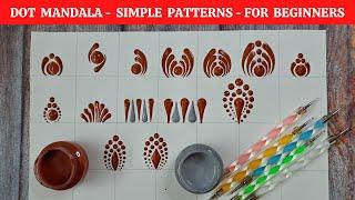 Zero to Hero - (7) - Dot mandala - Simple Patterns - For beginners - 2023 - ATM Creations