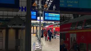 Inside the train station at Hamburg