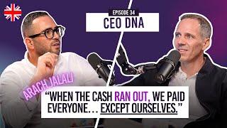 ⁠No Backup Plan, No Excuses – Arach Jalali on AI + Blockchain Startup Survival & Success. CEO DNA 34