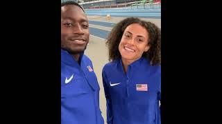 Sydney McLaughlin-Levrone and Grant Holloway are the Team USA track and field captains #olympics