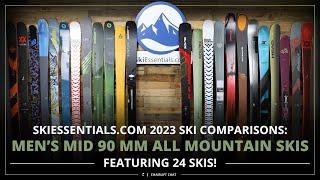 2023 Men's Mid 90 mm All Mountain Ski Comparison with SkiEssentials.com