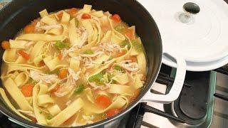 HOMEMADE CHICKEN NOODLE SOUP