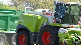 Claas Jaguar 980 Feldhäcksler / 2 x Mercedes ACTROS 2044 / Claas Xerion 4500 / Luzerne häckseln 2016