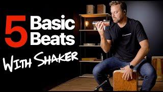 5 Basic Cajon Grooves With Shaker For Beginners