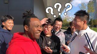 Chinese University Boys Were shocked when I finally Spoke Chinese | Mcdonald's New Staff