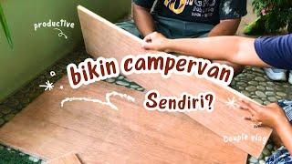 Bikin sendiri Campervan sederhana - Part 1 | Daily Vlog Pasangan