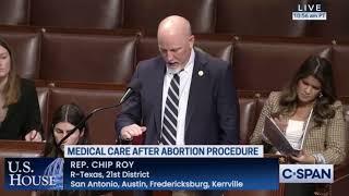 Rep. Roy Supports Protections for Infants Born Alive