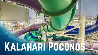 All Big Waterslides at Kalahari Resort Pocono Mountains, Pennsylvania (2017 Edition)