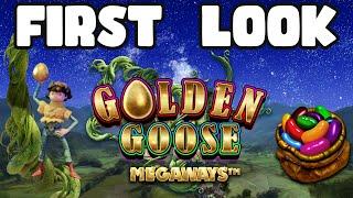 NEW BIG TIME GAMING SLOT - GOLDEN GOOSE MEGAWAYS *FIRST LOOK* AT BONUS BUY WITH A BIG WIN (DEMO)