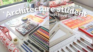MUST HAVE SUPPLIES FOR ARCHITECTURE STUDENTS I What’s in my bag as an Arki student Ft. MOFT