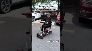 Gift for ur parents--Lightweight folding electric mobility scooter