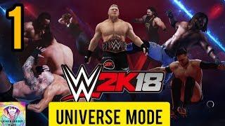 WWE 2K18 Walkthrough Gameplay Part 1 | Universe Mode | 4K 60FPS Full HD | No Commentary