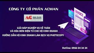 Hướng dẫn kế toán cho hộ kinh doanh làm dịch vụ photocopy