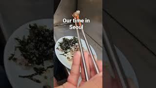 Food in a Seoul food market