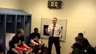 WKU's Ray Harper in Locker Room with Team Following Win in SBC Championship 3-11-13