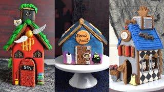 HARRY POTTER, ADDAMS FAMILY, HOCUS POCUS GINGERBREAD HOUSE by HANIELA'S