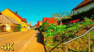 Ebenried, Germany: A Picturesque Bavarian Farm Village | 4K Village Walk in Spring