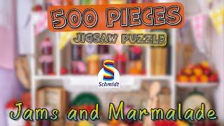 Solving Jams and Marmalade 500 Pieces | Schmidt Puzzle | Time Lapse