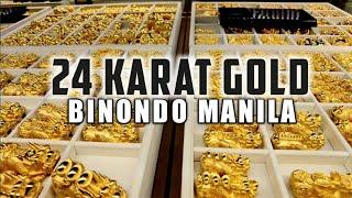 [4K] Buying 24K HONGKONG GOLD in Binondo Manila! COVO Gold Shop & Piyao Bracelet!