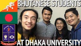 Bhutanese students at Dhaka University 達卡大學的不丹留學生