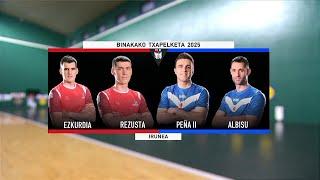 PILOTA (2024-12-21). Binakako txapelketa: Ezkurdia-Rezusta / Peña II-Albisu