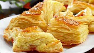 Kenapa Nggak Kepikiran Cara Baru Yang Mudah Ini Sebelumnya? Homemade Puff Pastry Gampang. Kue