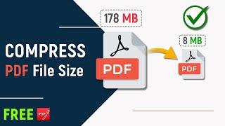 How to Compress PDF File Size in Windows 11 PC - Reduce PDF File Size FREE 2024