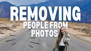 How to remove people from photos with Canva correctly