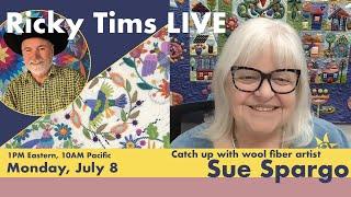 Ricky Tims LIVE: Sue Spargo Interview
