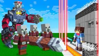 OP Raiders vs Security House In Minecraft