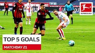 Top 5 Goals • Haaland, Silva & Co. | Matchday 21 - 2020/21