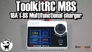 ToolkitRC M8S Multifunctional smart charger.  Supplied by Banggood