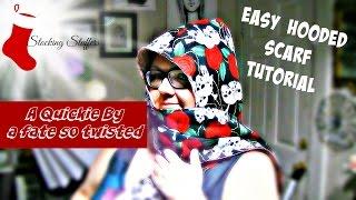 Easy Hooded Scarf (A Twisted Quickie)