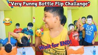  "Very Funny Bottle Flip Challenge  | Wait for the End ⏳ | Shudhu Adda "