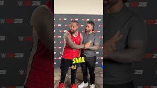 Jey and Jimmy’s new handshakes 