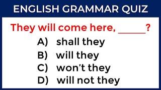 English Grammar Quiz: CAN YOU SCORE 35/35? #challenge 58