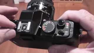 Nikon F501 AF 35mm SLR Film Camera Overview / Review