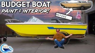 Restoring a 1974 Boat on a Budget: Paint & Interior Complete!